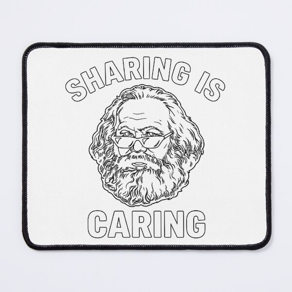 Item preview, Sharing Is Caring – Funny Karl Marx Communist Meme Design designed and sold by LoFizzy.