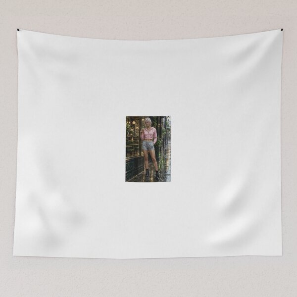 Item preview, Blonde Woman in Pink Jacket with Iced Coffee designed and sold by CathryneDelamort.