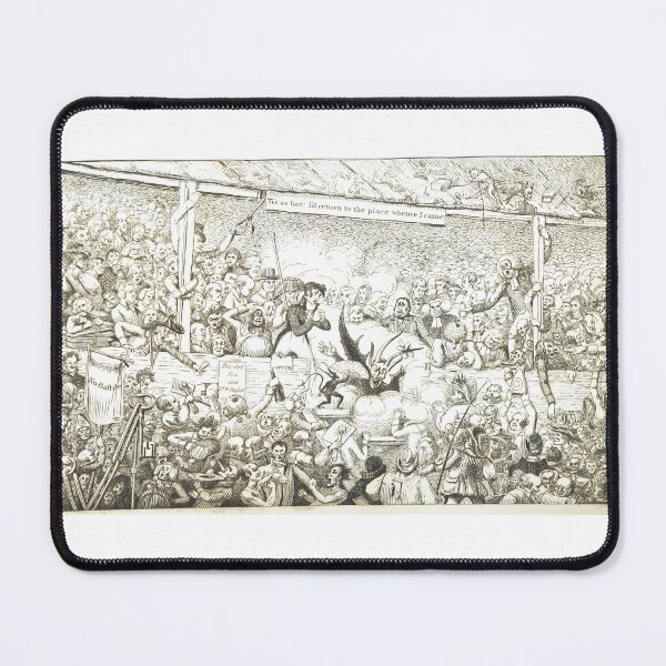 Item preview, Vintage Historical Satire Gothic Woodcut designed and sold by Antique Science Press.