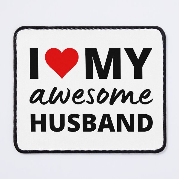 Item preview, I love my awesome Husband positive quote designed and sold by mysteriousquote.