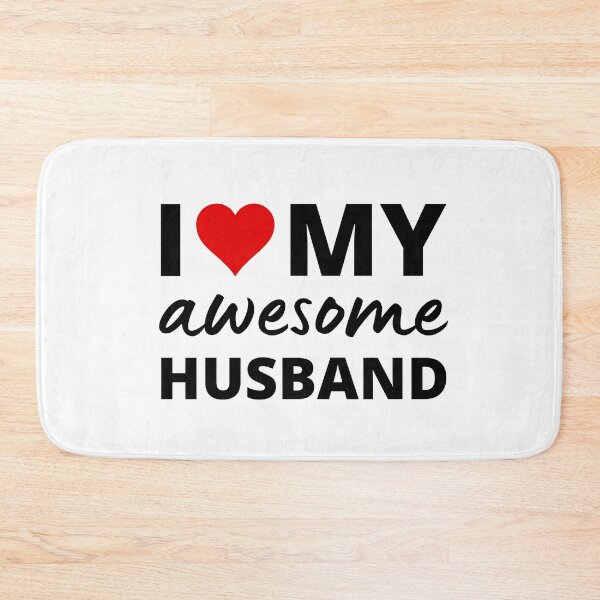 Item preview, I love my awesome Husband positive quote designed and sold by mysteriousquote.