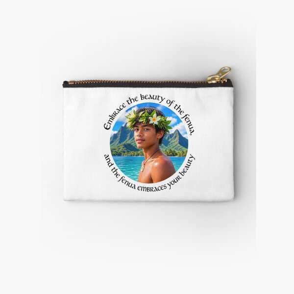 Item preview, Tahiti Nature Proverb - Embrace the beauty of the fenua | Pacific Art designed and sold by ShakaLife.org.