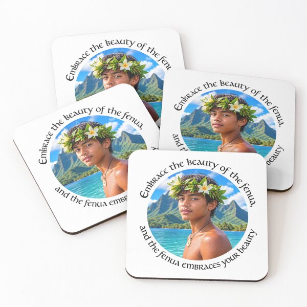 Item preview, Tahiti Nature Proverb - Embrace the beauty of the fenua | Pacific Art designed and sold by ShakaLife.org.