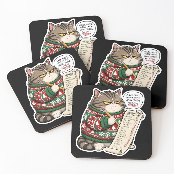 Item preview, Audit Secret Santa Grumpy Cat designed and sold by SeasonalChic.