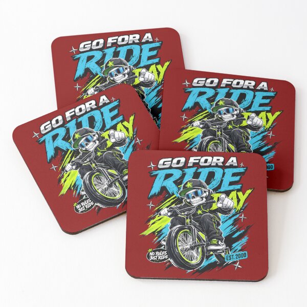 Item preview, Cool Y2K Skeleton BMX Rider Go For A Ride Day designed and sold by CloudyCatArt.