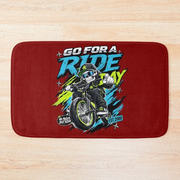 Item preview, Cool Y2K Skeleton BMX Rider Go For A Ride Day designed and sold by CloudyCatArt.