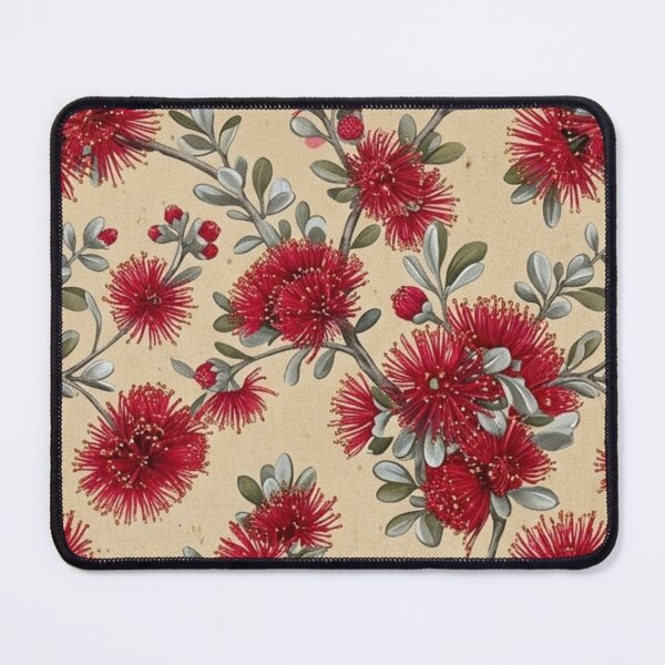 Item preview, Coral Red Blossom Clusters Vintage Botanical Pattern designed and sold by Studio BC.