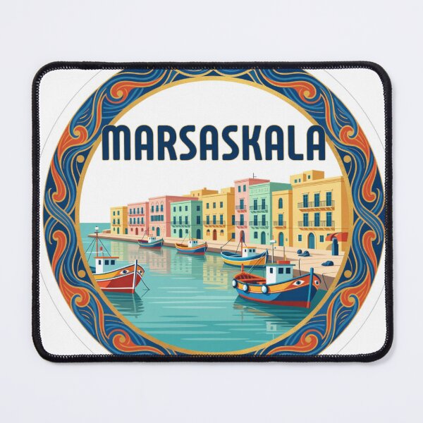Item preview, Marsaskala Bay Malta Sticker designed and sold by Imaginarium of Chaos falcon88 .