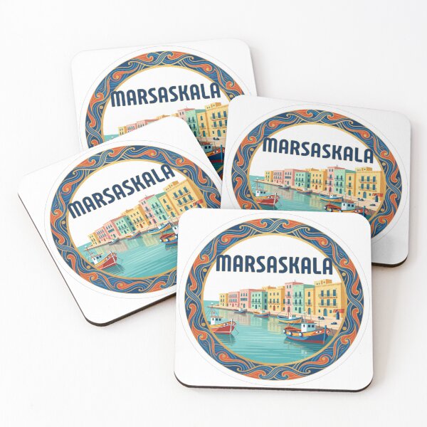 Item preview, Marsaskala Bay Malta Sticker designed and sold by Imaginarium of Chaos falcon88 .
