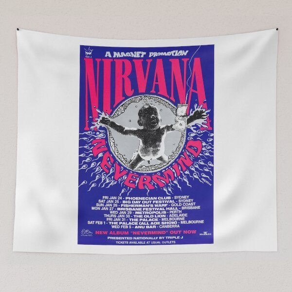 Item preview, A Magnet Promotion Nevermind Poster designed and sold by seLaleeeNamha.