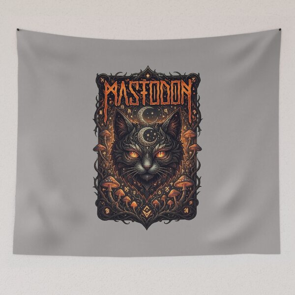 Item preview, Distressed Occult Cat Monster Band Graphics-7 designed and sold by SophieSchulte.