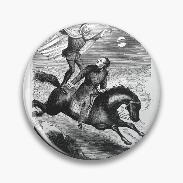 Item preview, Vintage Spring-heel'd Jack Gothic Woodcut Illustration designed and sold by Antique Science Press.