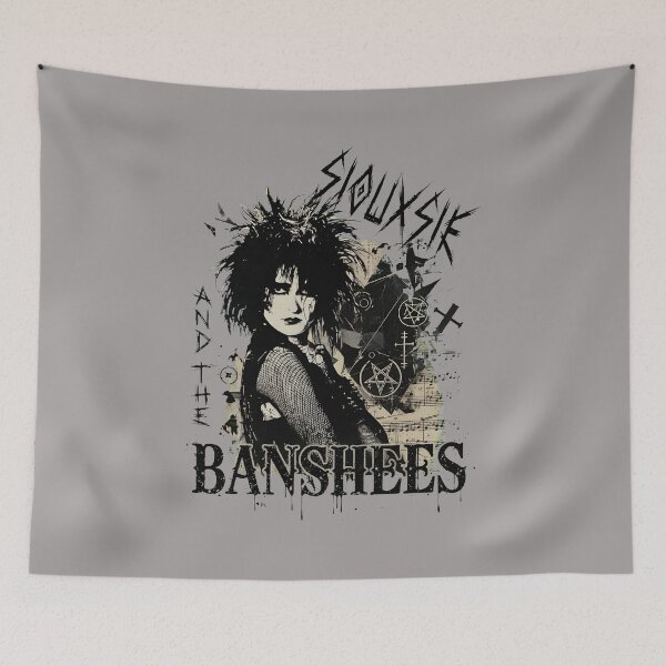 Item preview, Distressed Portrait Graphic Post-Punk Music Icon-8 designed and sold by SophieSchulte.