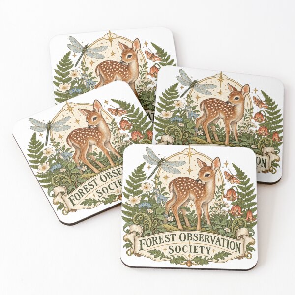 Item preview, Forest Observation Society – Vintage Fawn Wilderkind Nature Club designed and sold by BadMary.