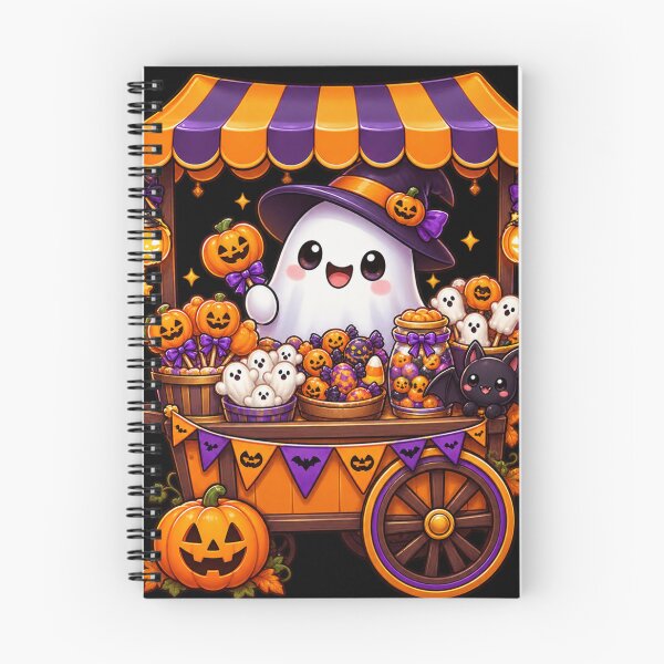 Item preview, Halloween Candy Vendor Ghost – Cute Trick or Treat Art designed and sold by aliyehc.