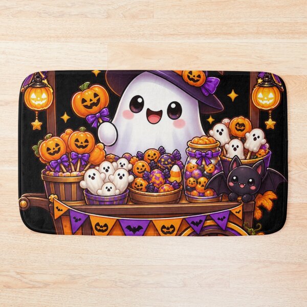 Item preview, Halloween Candy Vendor Ghost – Cute Trick or Treat Art designed and sold by aliyehc.