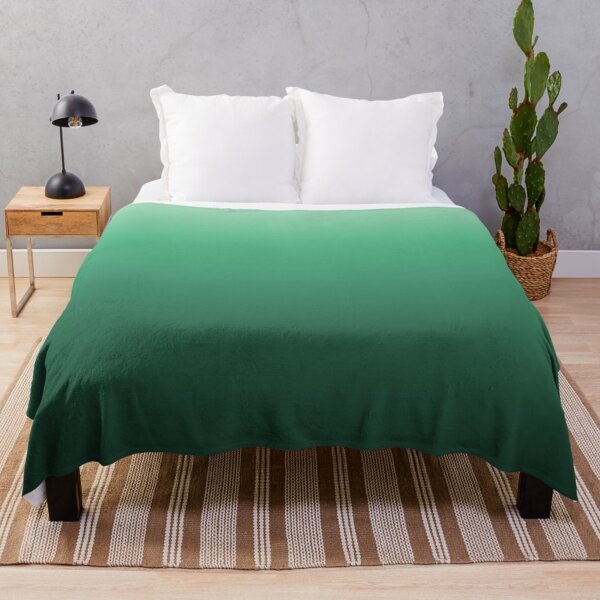 Item preview, Mint White Deep Forest Green Ombre designed and sold by Zaya_art.