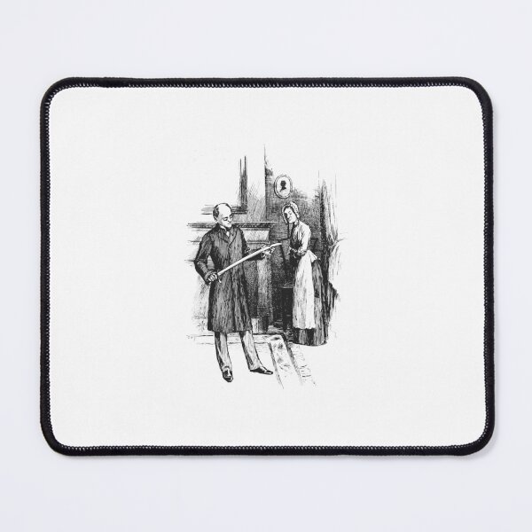 Item preview, Vintage The Shadow on the Blind Ghost Story Art Plate 7 designed and sold by Antique Science Press.