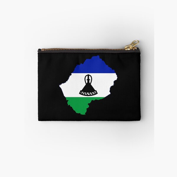 Item preview, Flag Map of Lesotho  designed and sold by DreamBrushy.