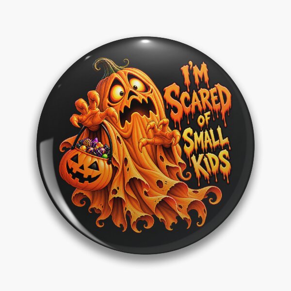 Item preview, The Cowardly Pumpkin Ghost – Halloween Humor designed and sold by Artekinium.