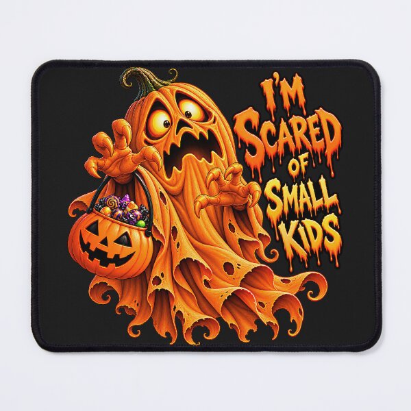 Item preview, The Cowardly Pumpkin Ghost – Halloween Humor designed and sold by Artekinium.