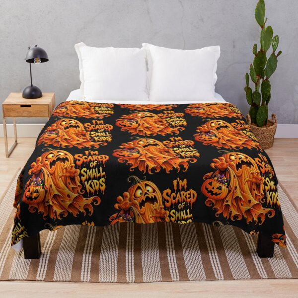 Item preview, The Cowardly Pumpkin Ghost – Halloween Humor designed and sold by Artekinium.