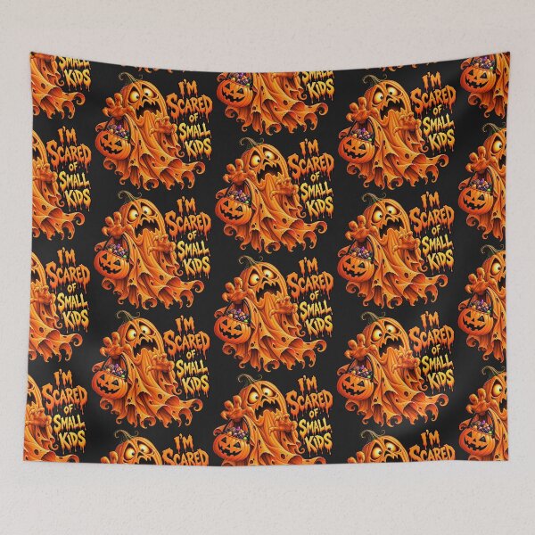 Item preview, The Cowardly Pumpkin Ghost – Halloween Humor designed and sold by Artekinium.
