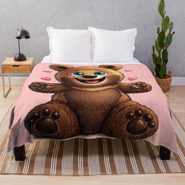 Item preview, Cute Kawaii Teddy Bear Adorable Happy Bear Illustration designed and sold by NB-Artmagic.