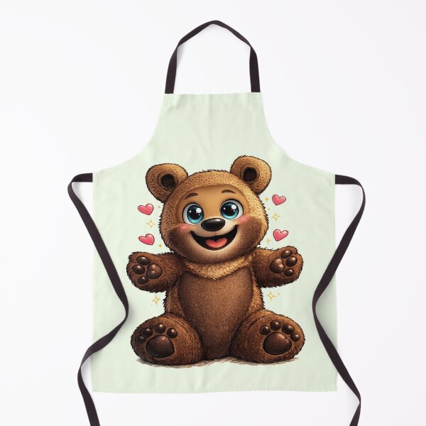 Item preview, Cute Kawaii Teddy Bear Adorable Happy Bear Illustration designed and sold by NB-Artmagic.