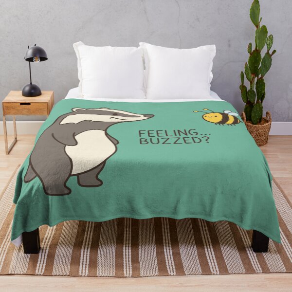 Item preview, Cute Badger And Bee designed and sold by Amir Faysal.