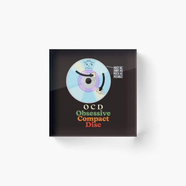 Item preview, OCD Obsessive Compact Disc designed and sold by glowvim.