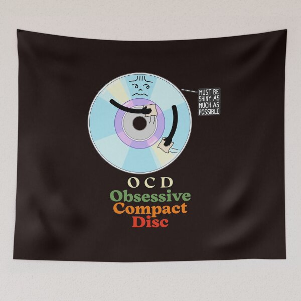 Item preview, OCD Obsessive Compact Disc designed and sold by glowvim.