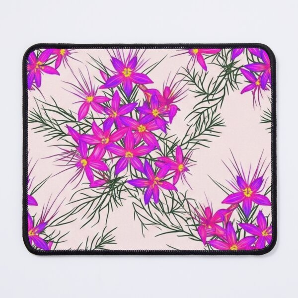 Item preview,  Bright Magenta Boronia Lattice Floral Pattern designed and sold by Studio BC.