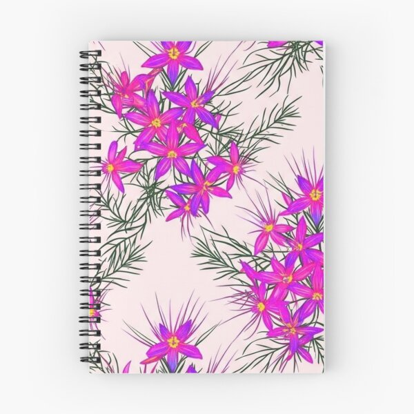Item preview,  Bright Magenta Boronia Lattice Floral Pattern designed and sold by Studio BC.