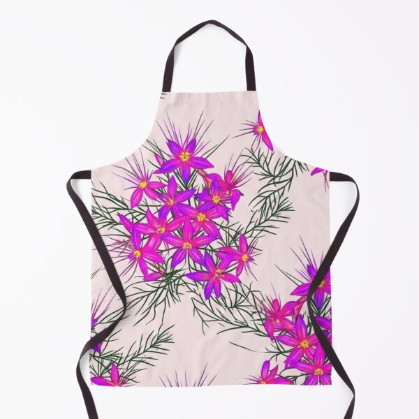 Item preview,  Bright Magenta Boronia Lattice Floral Pattern designed and sold by Studio BC.