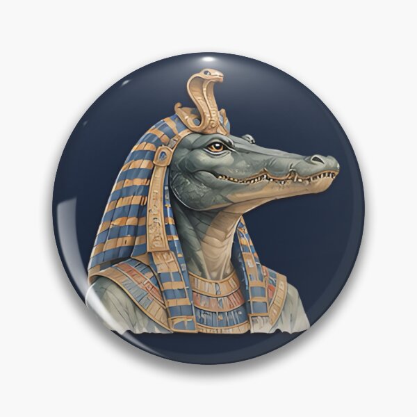 Item preview, Sobek | Egyptian God of the Nile and Strength  | Ancient Egyptian Legends designed and sold by Zaru Art Studio.
