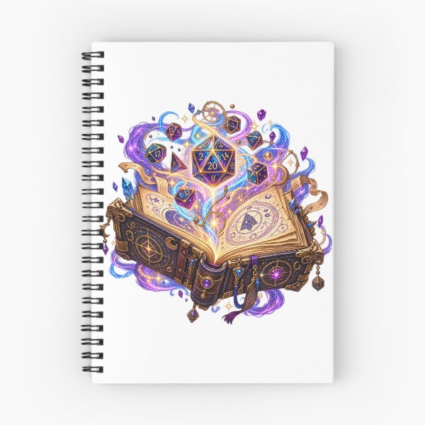 Item preview, The Dice Spellbook dnd designed and sold by ESSClothing.