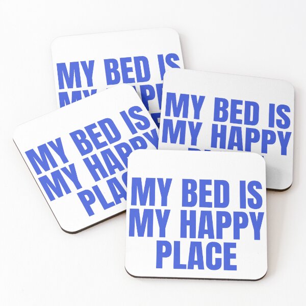 Item preview, My Bed Is My Happy Place designed and sold by JongoMongo.