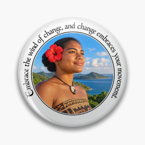 Item preview, Polynesian Adaptability Proverb - Embrace the wind of change | Pacific Art designed and sold by ShakaLife.org.