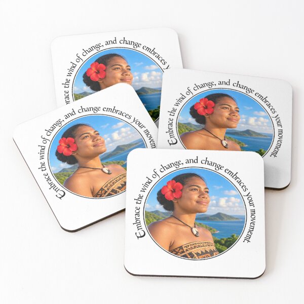 Item preview, Polynesian Adaptability Proverb - Embrace the wind of change | Pacific Art designed and sold by ShakaLife.org.
