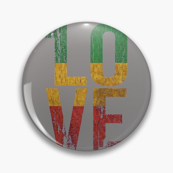 Item preview, Distressed Rasta Color LOVE Vintage Typography-89 designed and sold by AmberBunne.