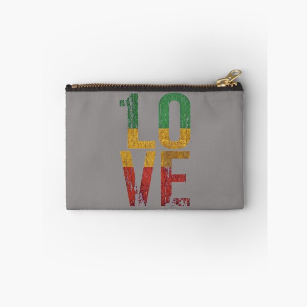 Item preview, Distressed Rasta Color LOVE Vintage Typography-89 designed and sold by AmberBunne.