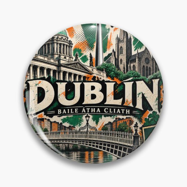 Item preview, Dublin Street Heritage – Irish Landmarks & Viking Spirit designed and sold by URBIVO.