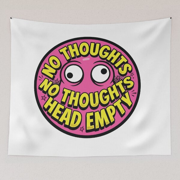Item preview, No Thoughts Head Empty Pop Art Flapjack Octopus designed and sold by Arc2020.