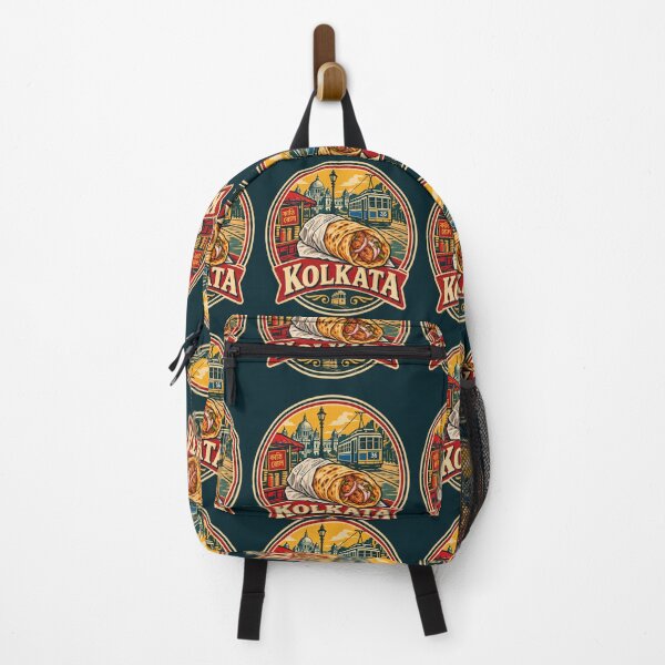 Item preview, Kolkata Kathi Roll Indian Street Food Vintage Travel designed and sold by Globalcitytees.