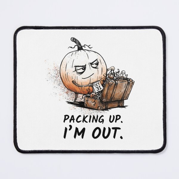 Item preview, Halloween Burnout Pumpkin – Packing Up I’m Out designed and sold by FMproject.