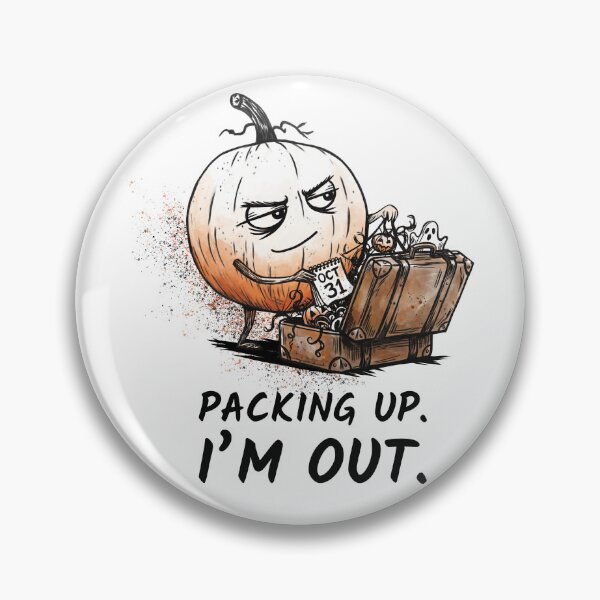 Item preview, Halloween Burnout Pumpkin – Packing Up I’m Out designed and sold by FMproject.