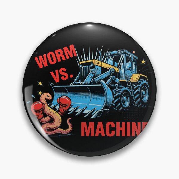 Item preview, Boxing Worm vs Bulldozer Heavy Machine designed and sold by Litely.