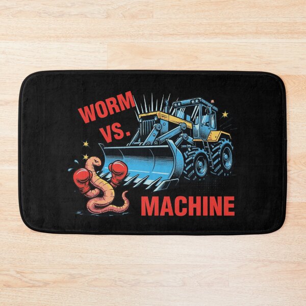 Item preview, Boxing Worm vs Bulldozer Heavy Machine designed and sold by Litely.