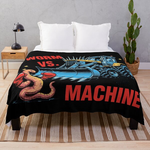 Item preview, Boxing Worm vs Bulldozer Heavy Machine designed and sold by Litely.